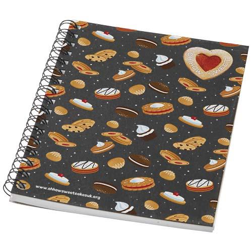 Desk-Mate� A6 farbiges Notizbuch mit Spiralbindung