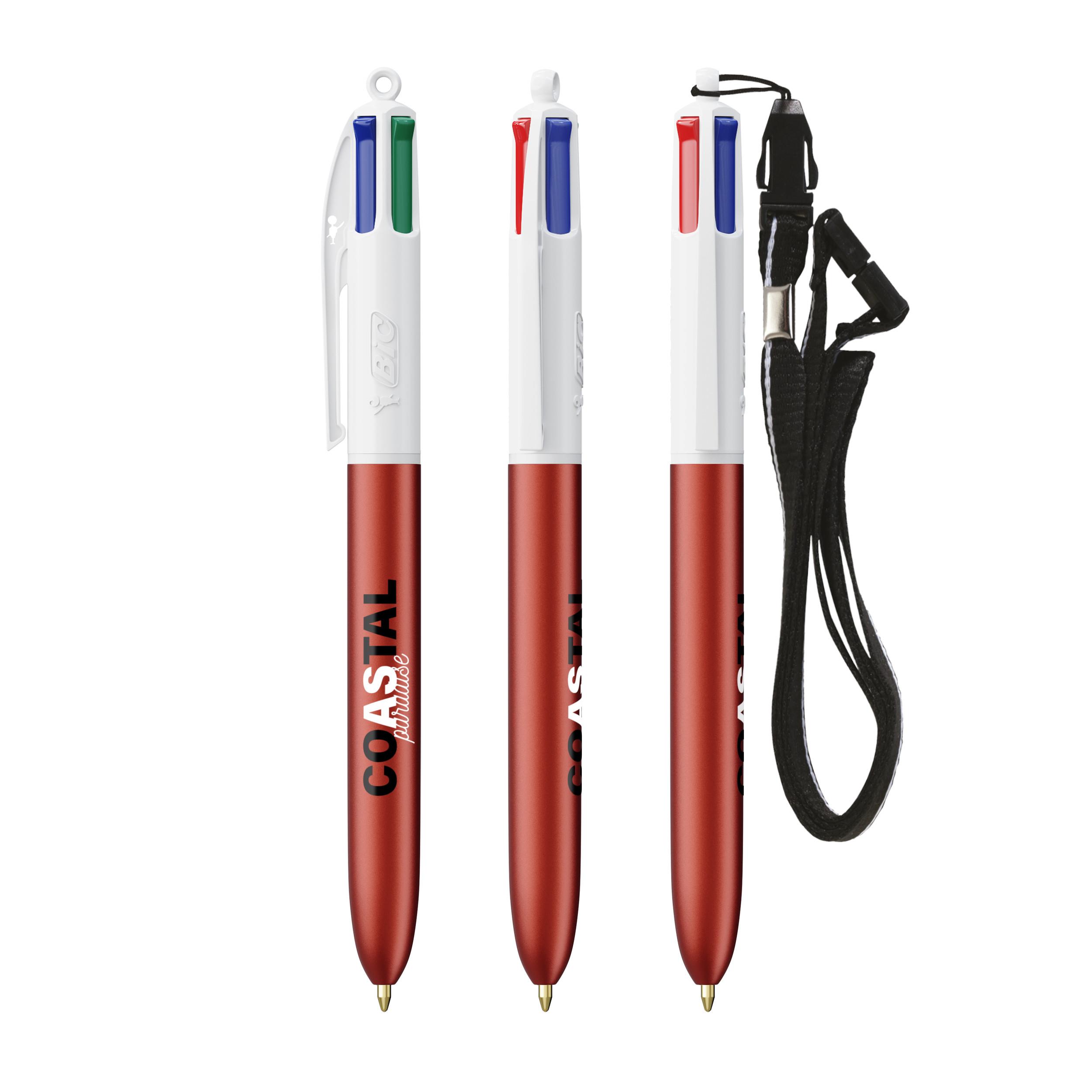 BIC� 4 Colours� Glac� with Lanyard