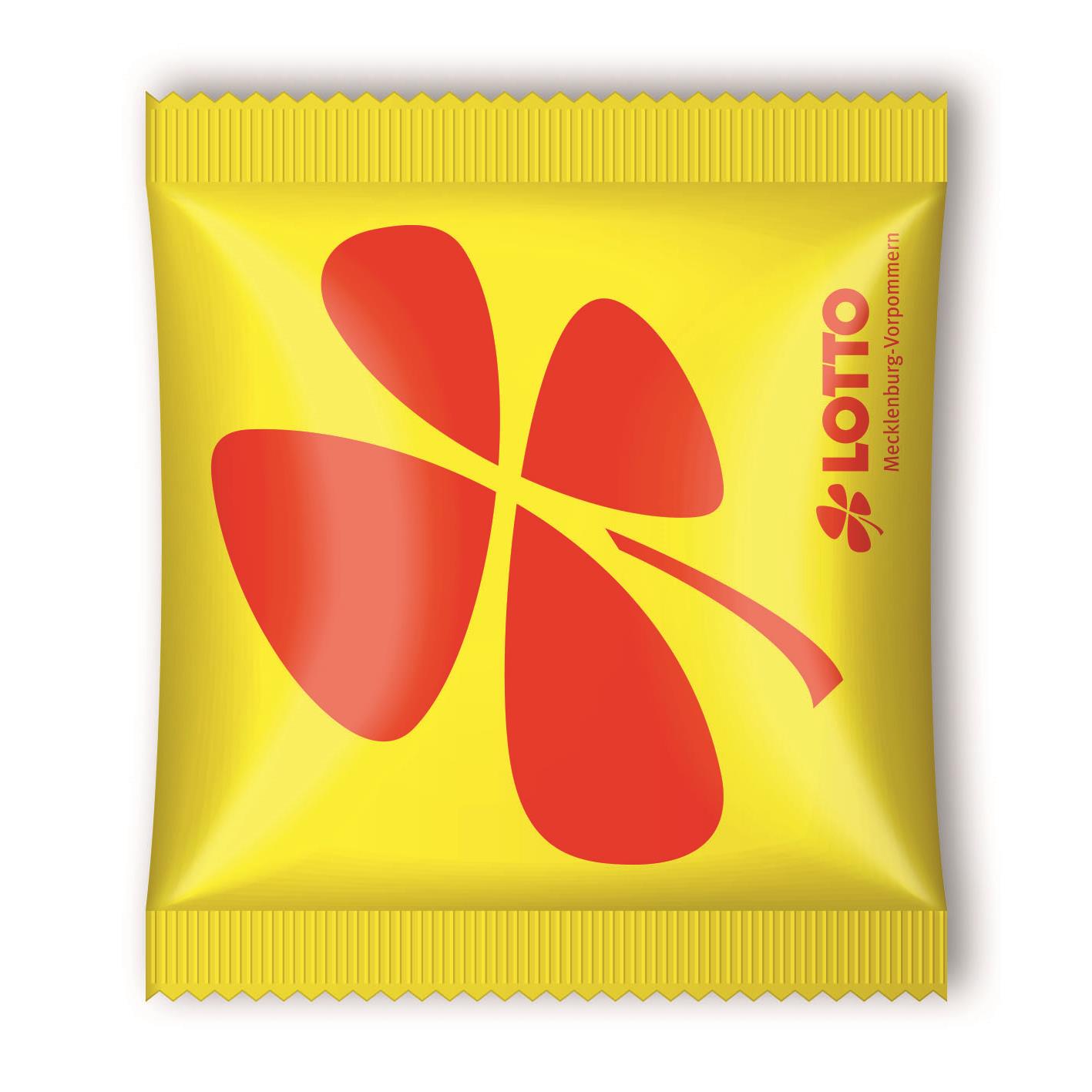 Fruchtgummi-Sonderform im 10 g Werbebeutel - 4c
