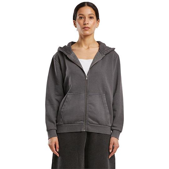 Ladies Vintage Heavy Zip Hoody