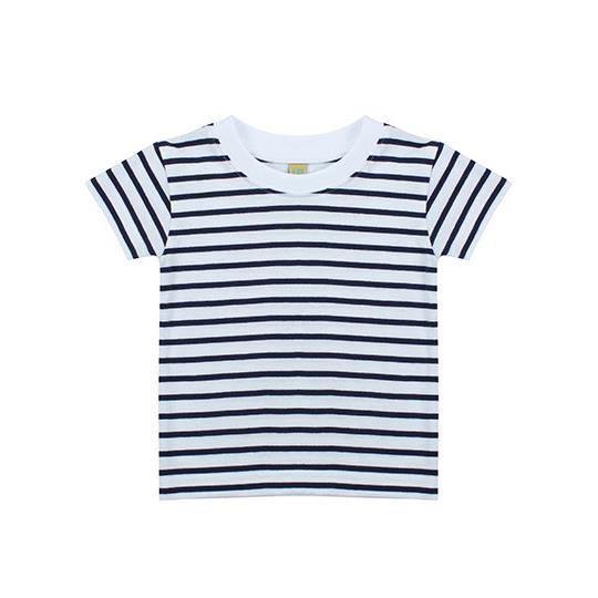 Short Sleeved Stripe T Shirt