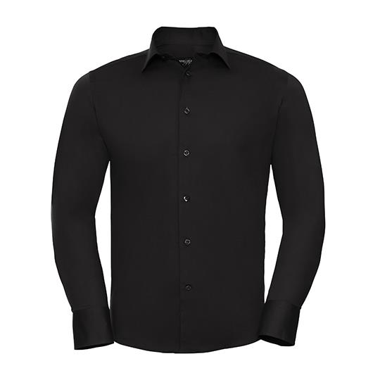 Men�s Long Sleeve Fitted Stretch Shirt