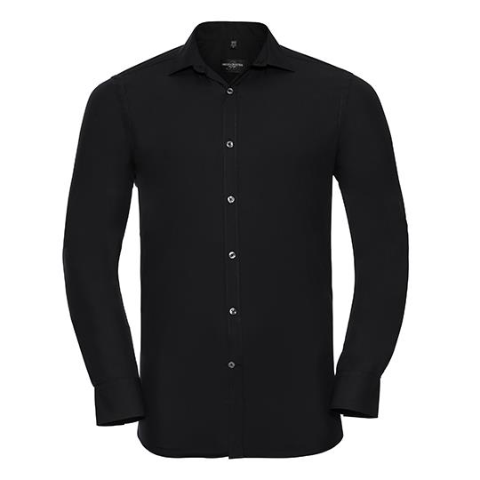 Men�s Long Sleeve Fitted Ultimate Stretch Shirt
