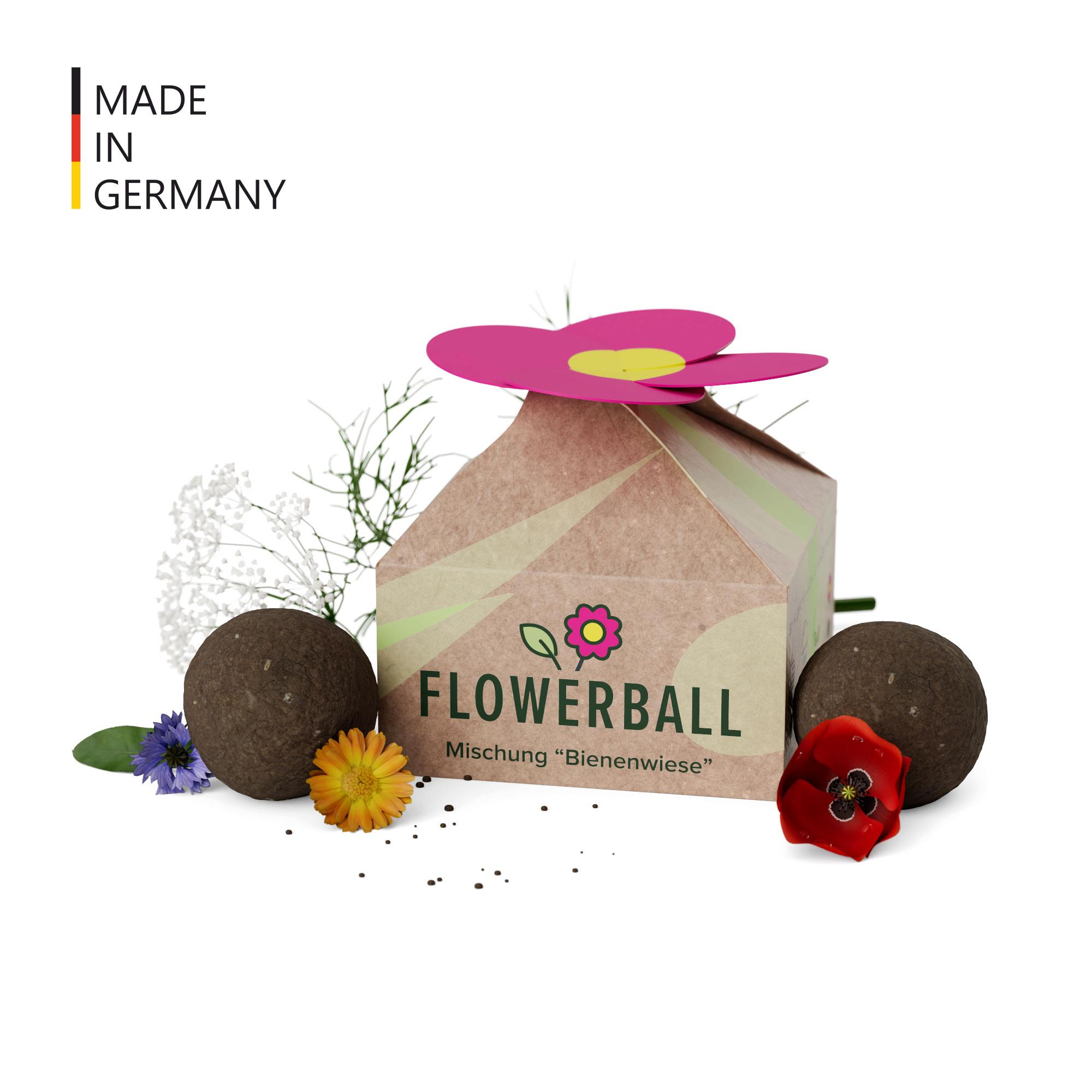 Seedbomb Set - Flower-Ball �Bienenwiese� - torffrei