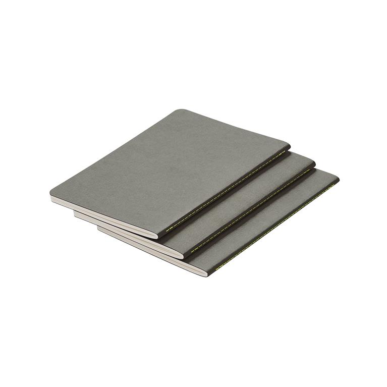 Notizbuch Booklets grey A5