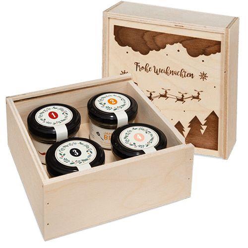 Adventskalender mit 4 Weihnachts-Spezialit�ten