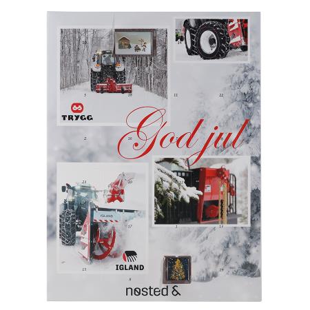 Adventskalender A3 bis 4c Druck + Schokolade mit