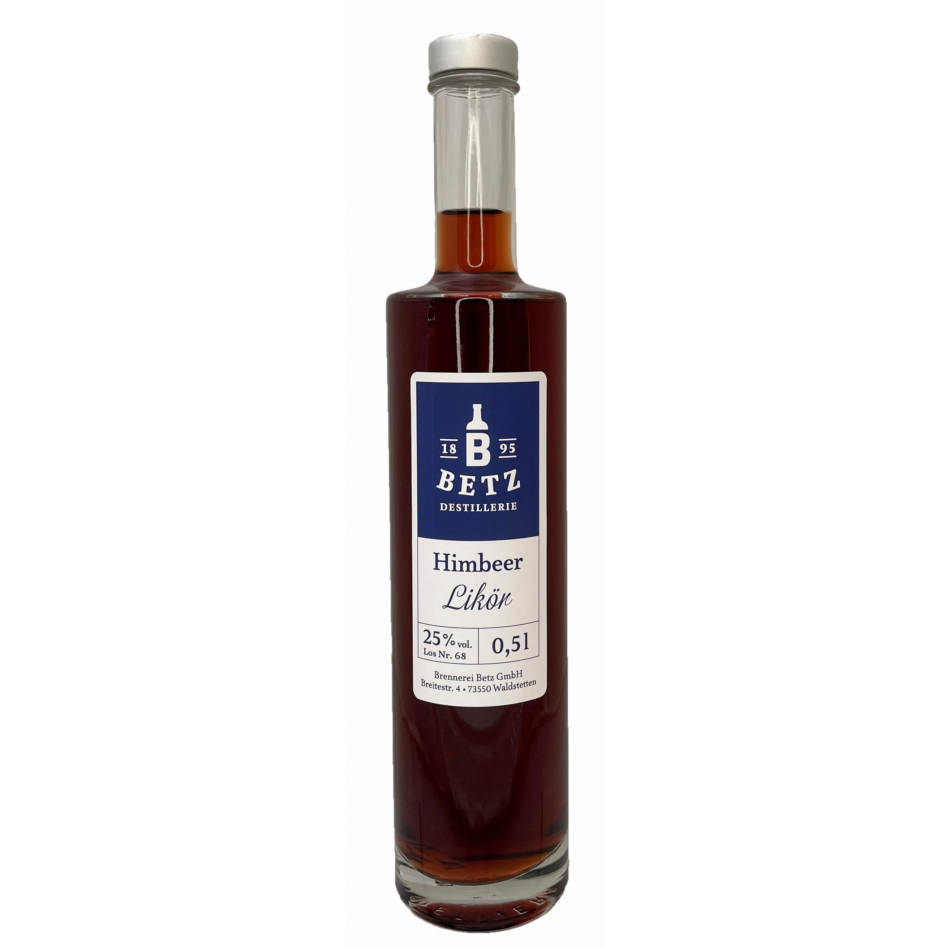 Himbeerlik�r 0,5 l in Flasche Atlantis, 25 % vol.