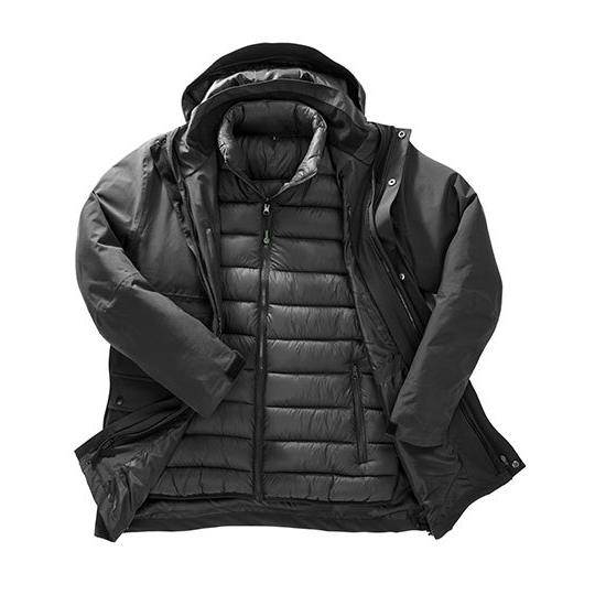 Recycled 3-In-1 Padded Ripstop Jacket