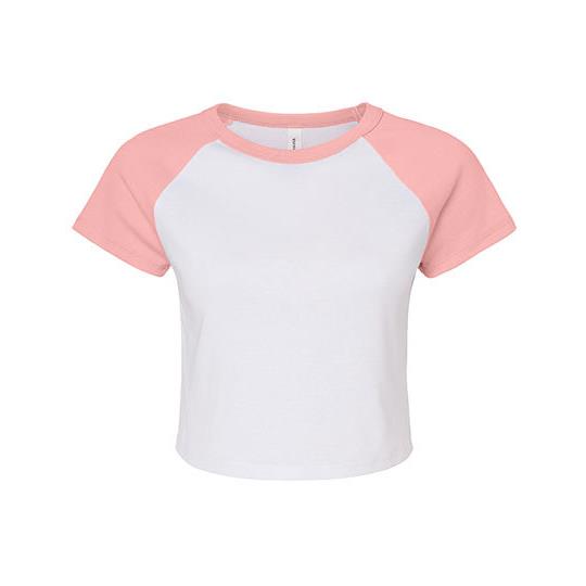Women�s Micro Rib Raglan Baby Tee