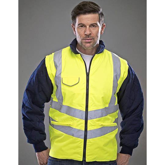 Hi-Vis Chevron Quilted Jacket