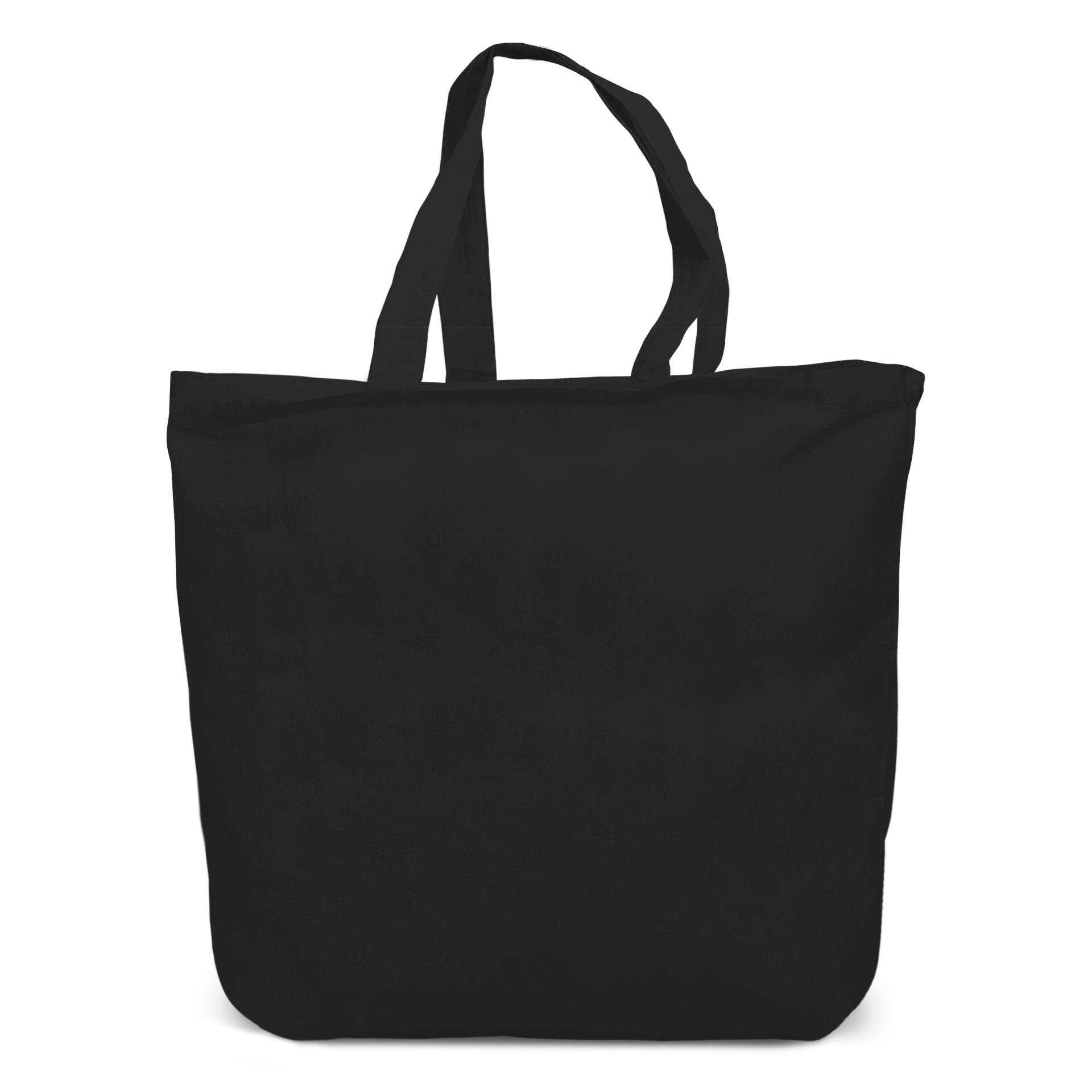 CADAQUES � Baumwolltasche mit Bodenfalte und langen