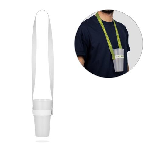 OXFORD. Lanyard und elastischer Becherhalter aus