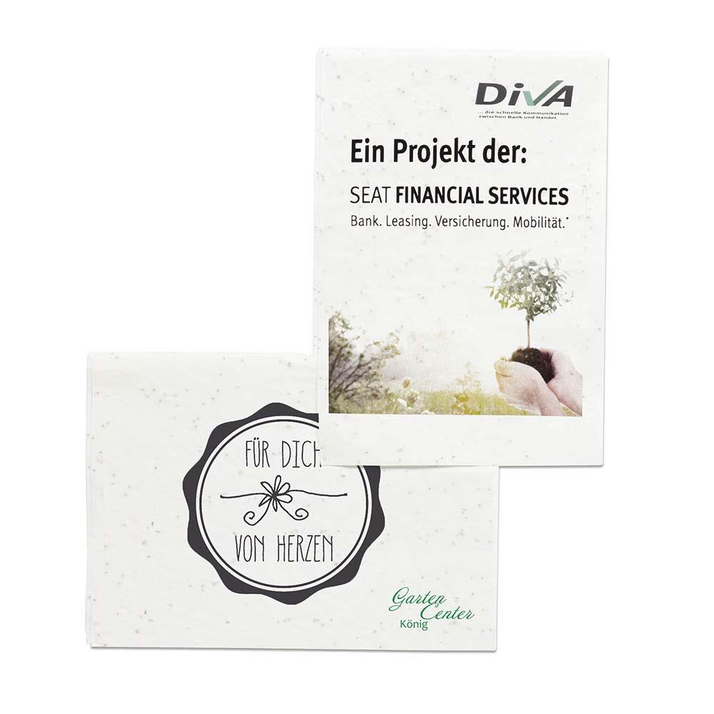 Samenpapier DIN A7 - 7,4 x 10,5 cm - Mohnblume 4/4-c