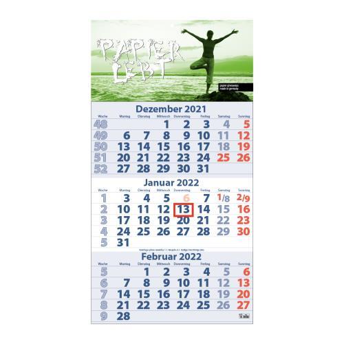 3-Monats DIN A3 Kalender ´Trinus B´
