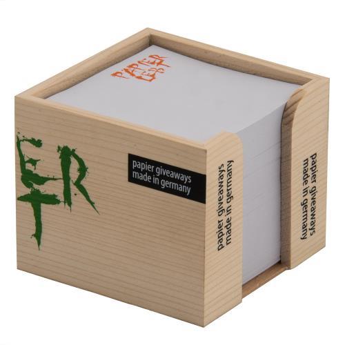 Holzbox ´Natura Green´ 10 x 10 x 8,5 cm
