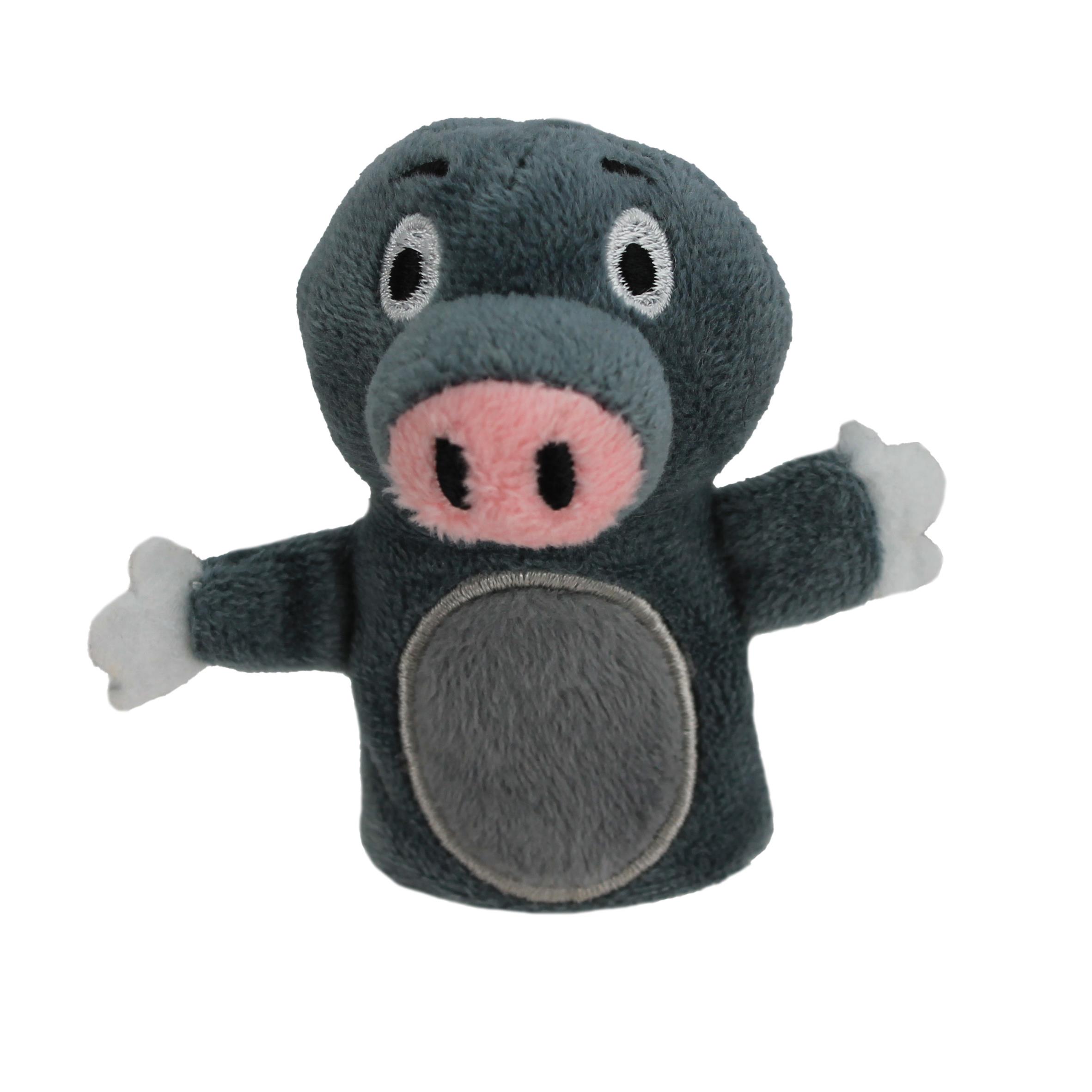 rPET PL�SCH FINGERPUPPE MAULWURF
