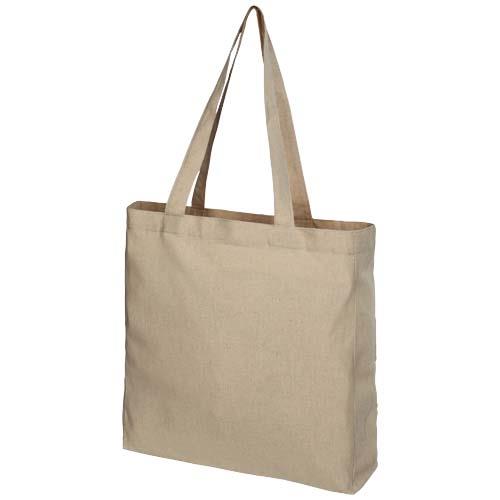 Pheebs 210 g/m� recycelte Tragetasche mit Seitenfalten