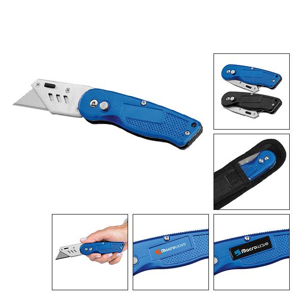 Trapezklingen-Klappmesser �Profi Cut blau�