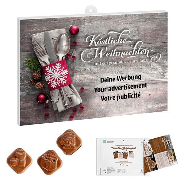 Werbeeinleger Adventskalender - personalisierbares