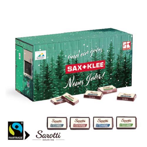 3D Adventskalender �Container� mit Sarotti Fairtrade�