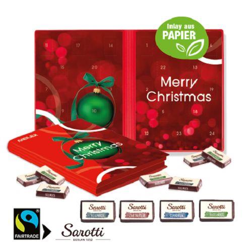 Adventskalender Weihnachtsbuch mit Sarotti Fairtrade�