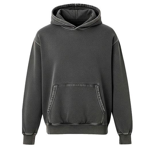 Unisex Vintage Organic Cotton Hooded Sweatshirt