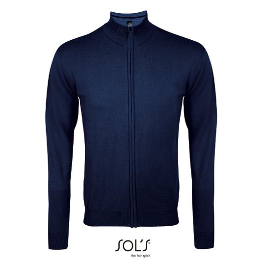 Men�s Zipped Knitted Cardigan Gordon