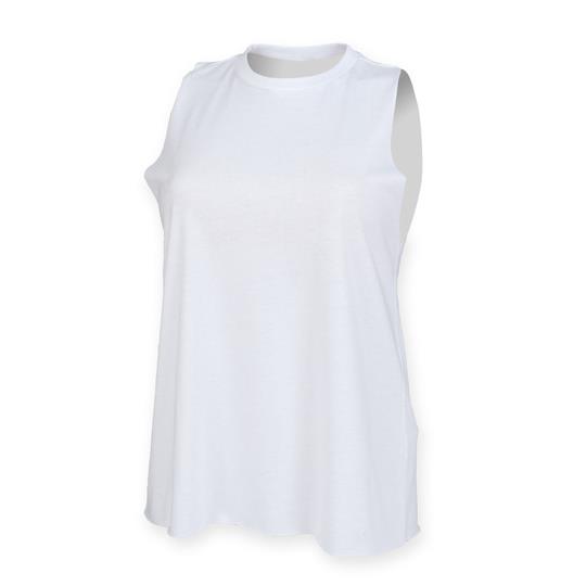 Women�s High Neck Slash Armhole Vest