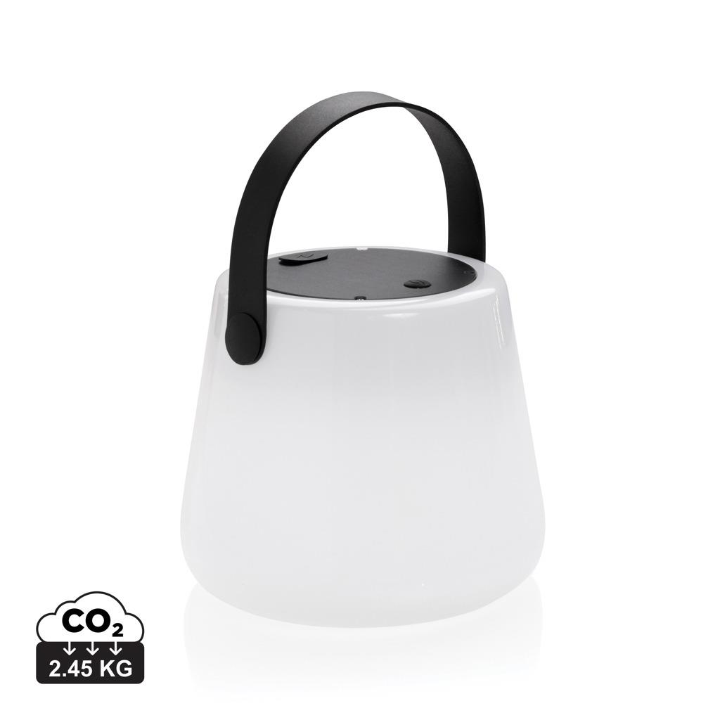 SolarGlow Au�enleuchte aus RCS rec. Kunststoff mit USB