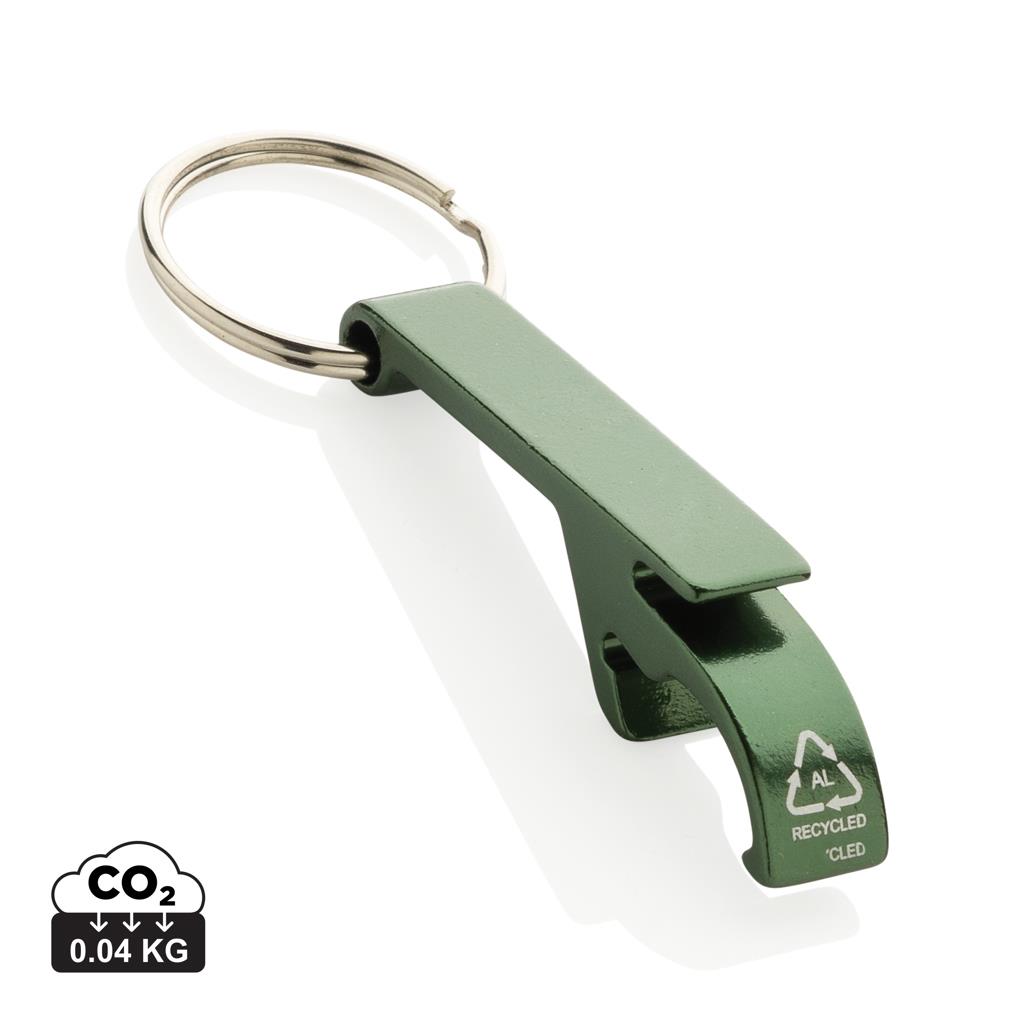 Flaschen- und Dosen�ffner aus RCS recyceltem Aluminium