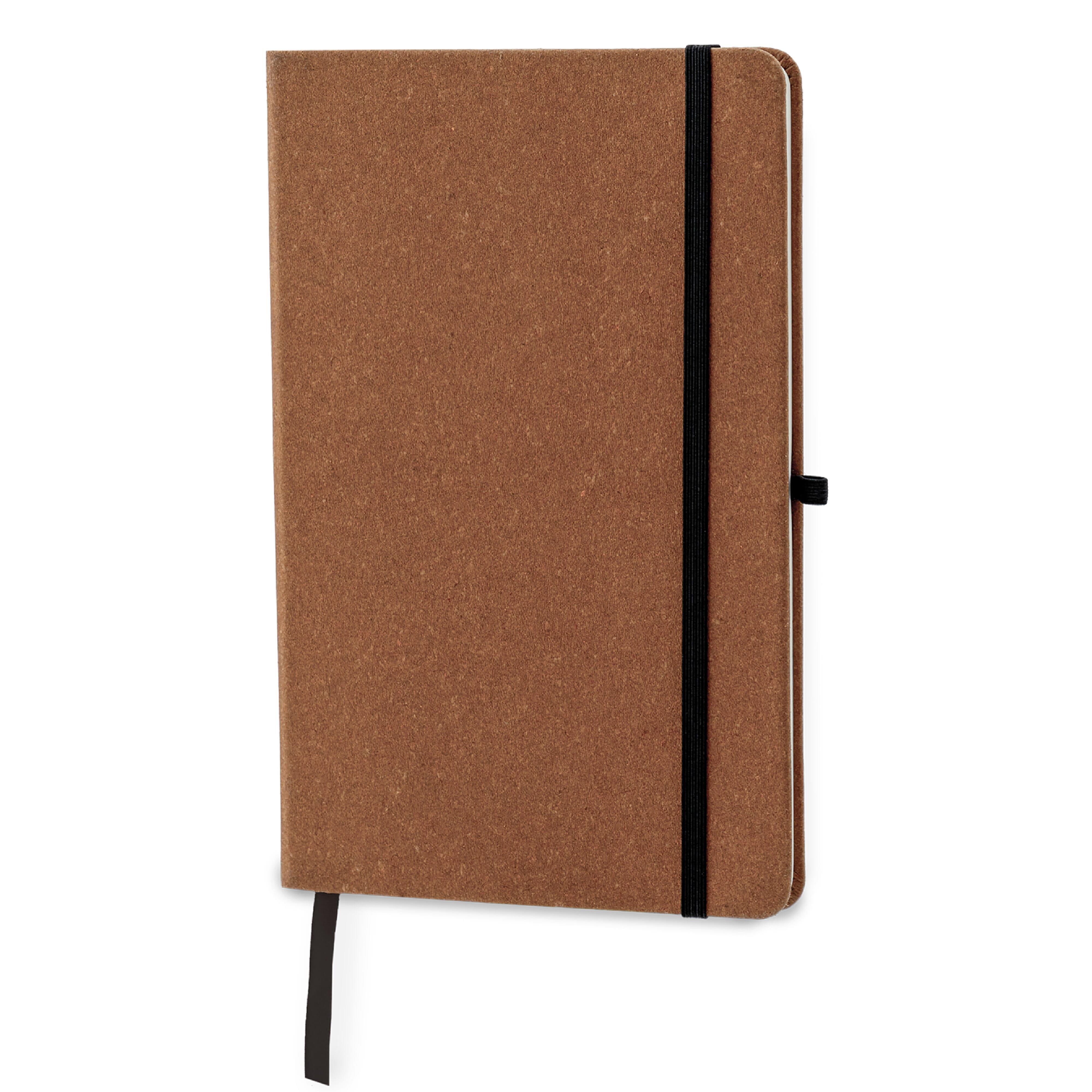 Hardcover-Notizbuch mit Einband aus recycelten Leder