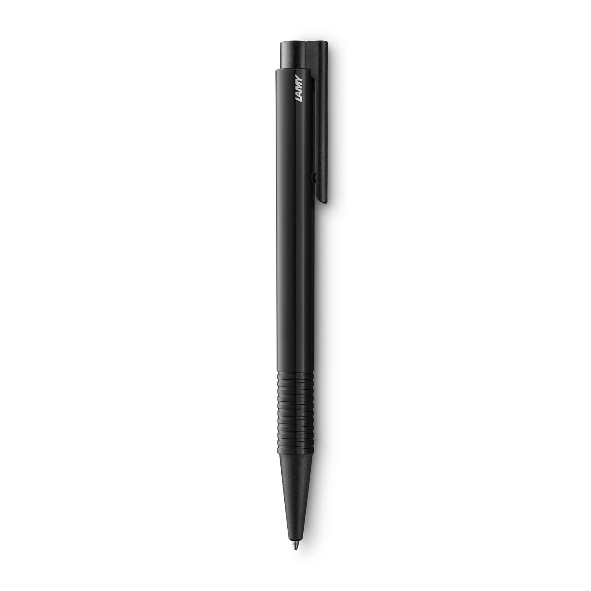 Kugelschreiber LAMY logo black M-blau
