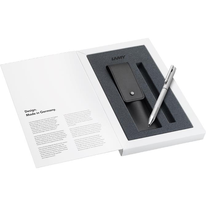 Set LAMY logo twin pen brushed  brushed